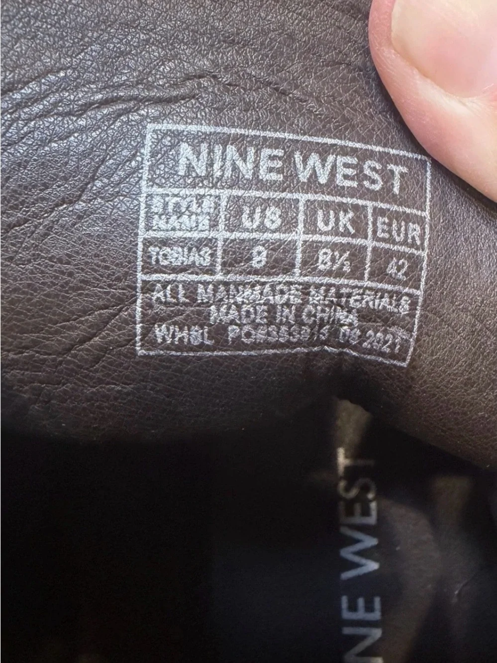 Nine West Tobias Lace-up Men’s Boots Size 9 NWOB